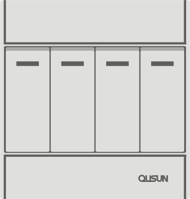 四位單極大蹺板開關(guān)