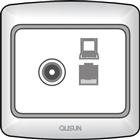 電腦電視插座